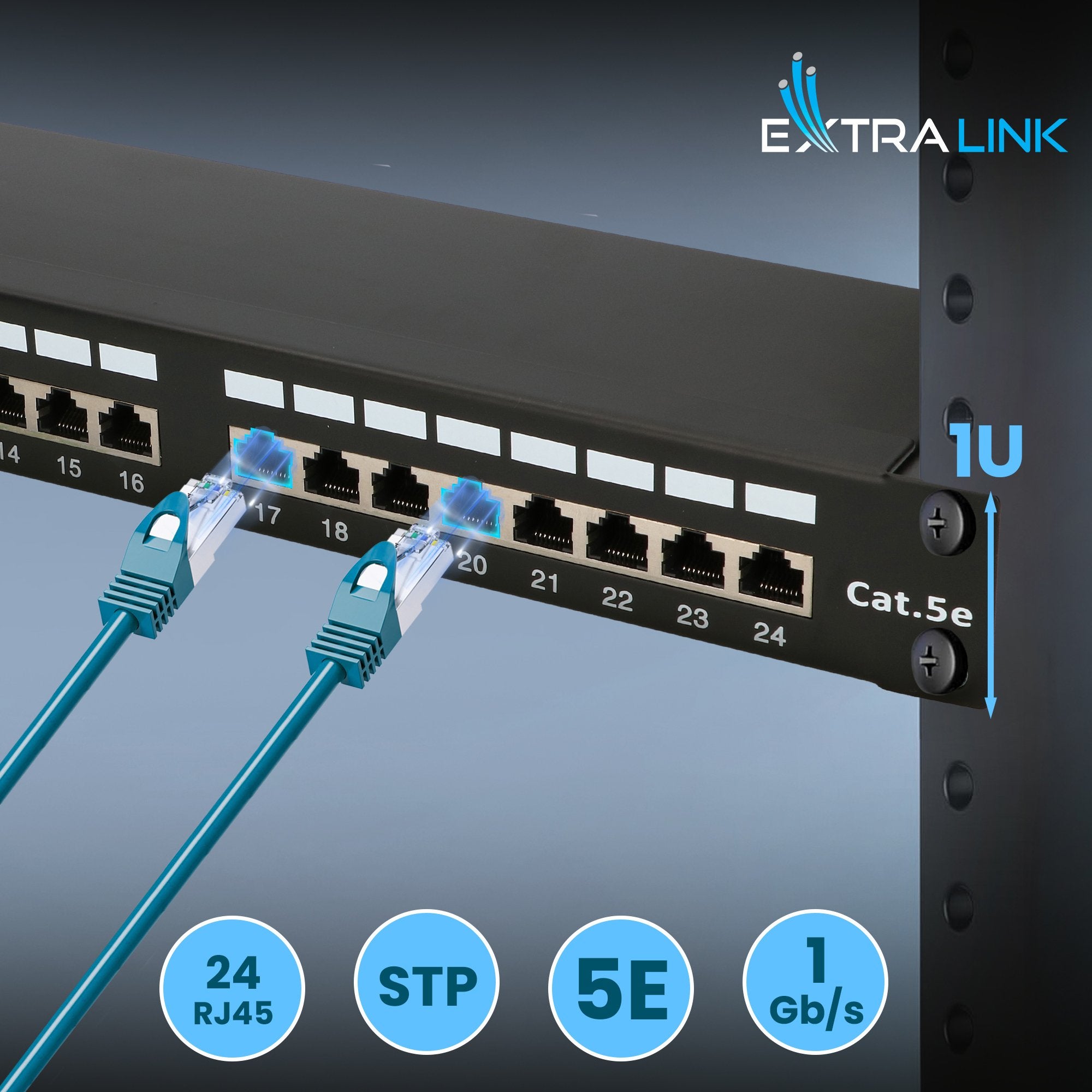 EAN 5902560369823 - Extralink EX.9823 panel de parcheo 1U imagen 8