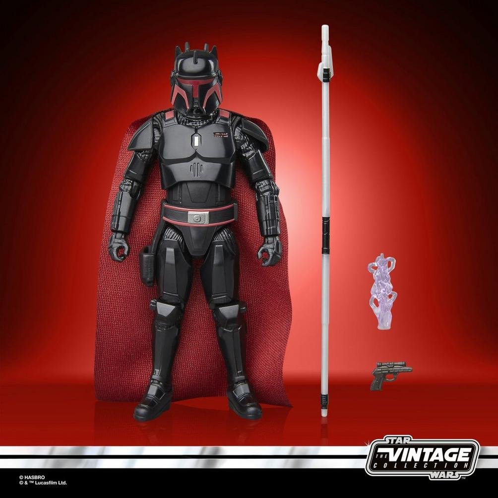 Figura Moff Gideon Dark Trooper Armor The Mandalorian Star Wars 9,5cm