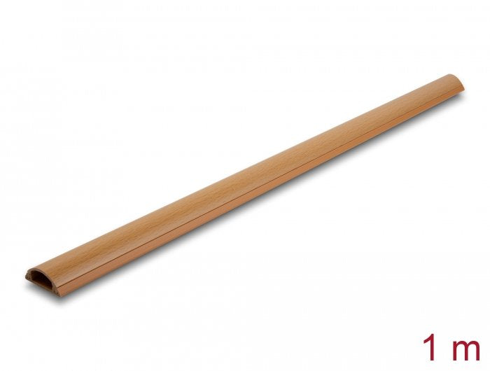 Delock Conducto Para Cables Autoadhesivo De 30 X 11 Mm - 1 M De Longitud Con Aspecto De Madera