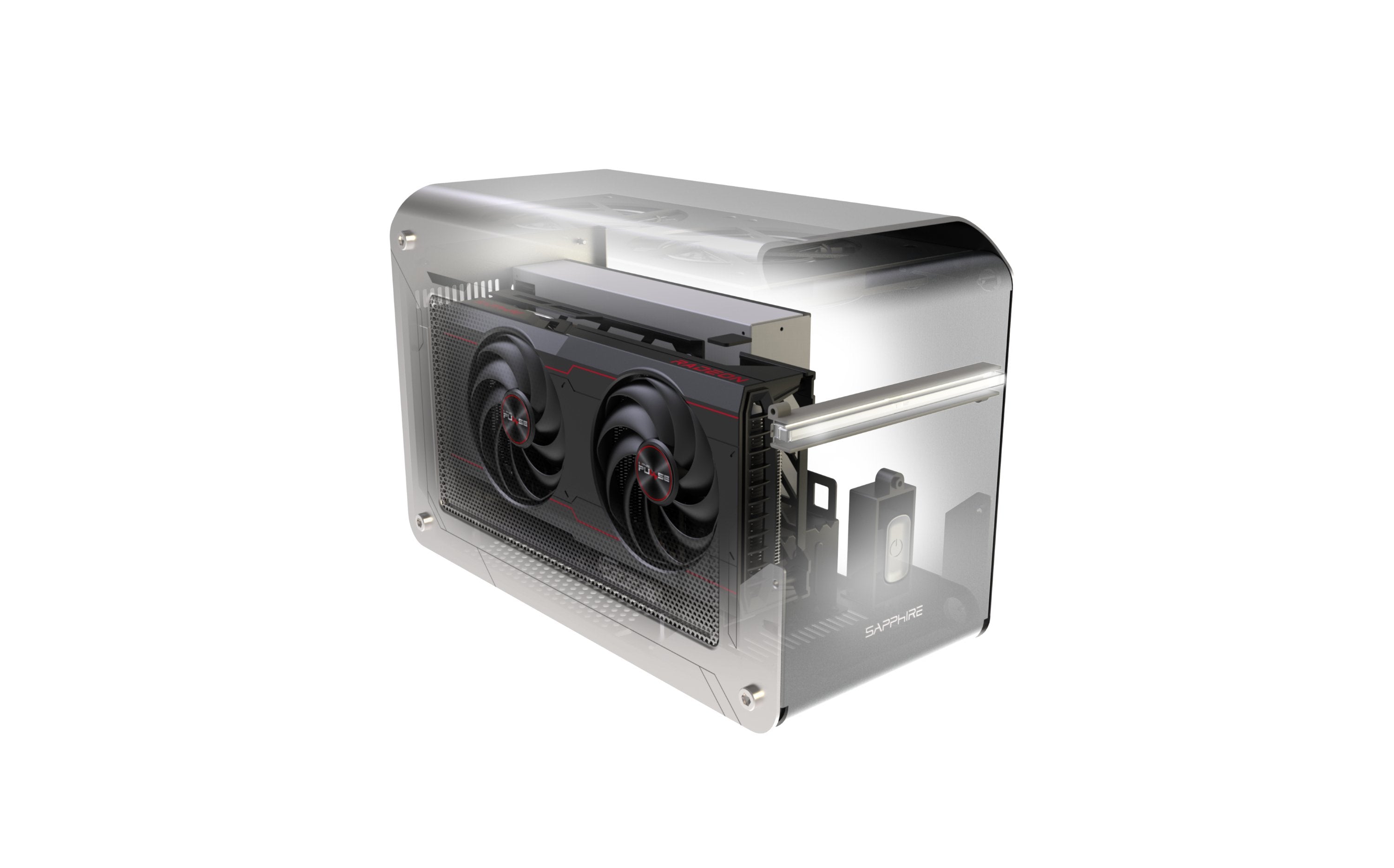 EAN 4895106291713 - Sapphire GearBox 500 Thunderbolt 3 PULSE RX 6600 XT eGFX Solution Radeon RX 6600 XT Plata 1 imagen 5