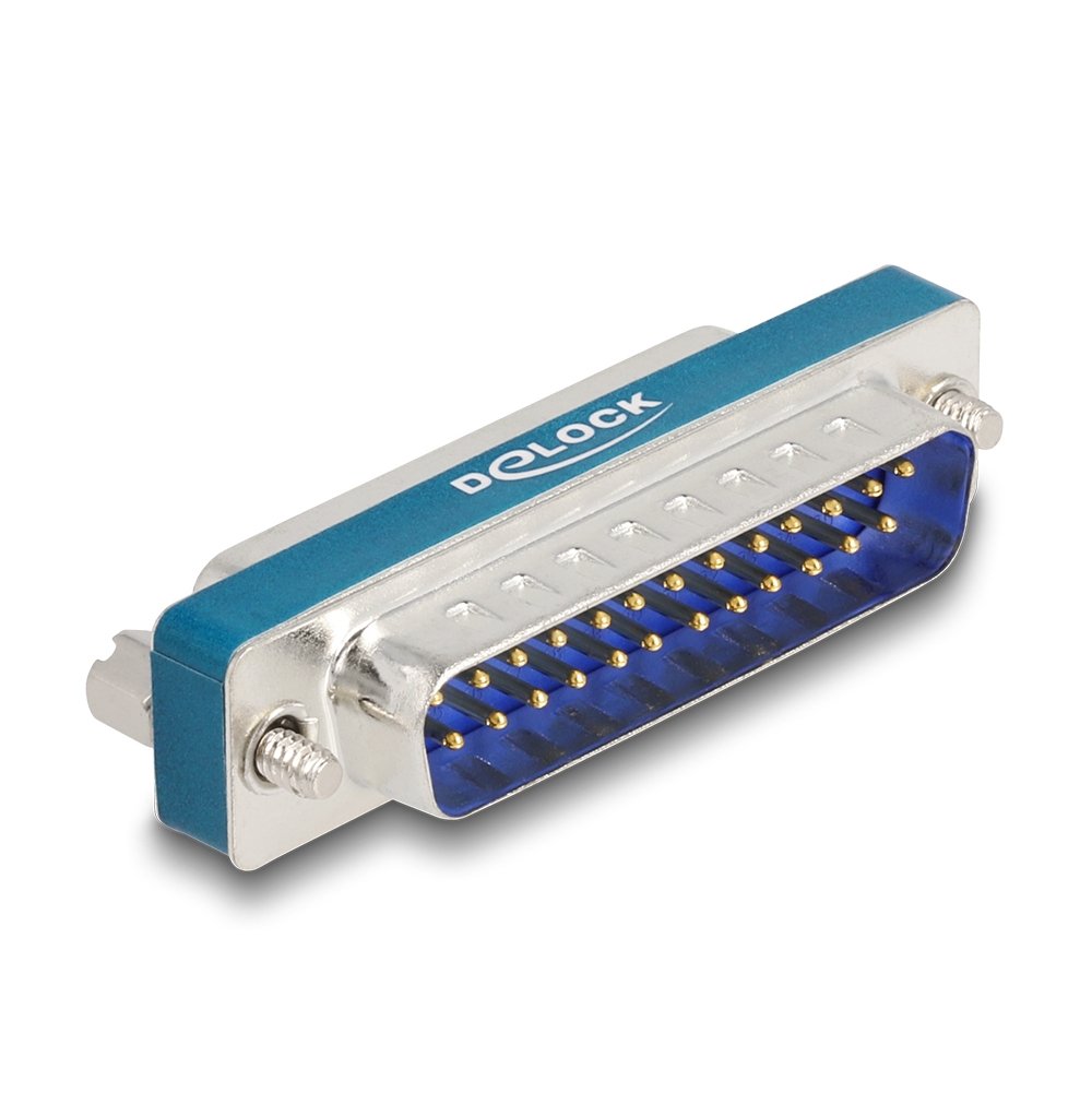 EAN 4043619665495 - DeLOCK 66549 cambiador de género para cable D-Sub 25 pin Azul, Plata imagen 2