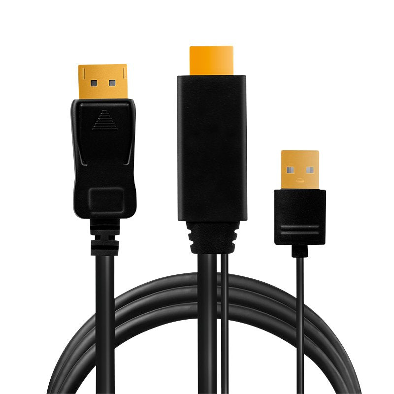 Cable Adaptador Hdmi A 1.4 A Displayport 1.2 4k 30hz 2m