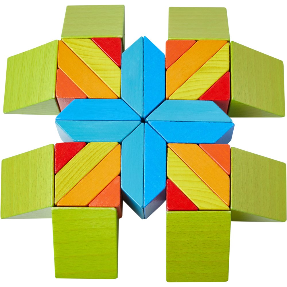 Haba Juego De Colocación 3d Cube Mosaic, Juego De Habilidad 305459