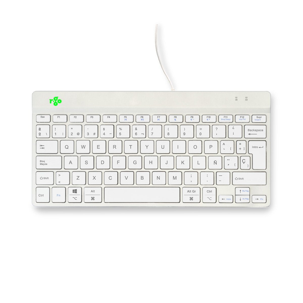 EAN 8719274492221 - R-Go Tools RGOCOESWDWH teclado Universal USB Español imagen 4