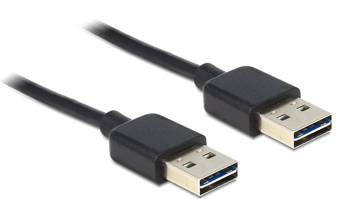 Delock Cable Easy-Usb 2.0 Typ-A Stecker > Easy-Usb 2.0 Typ-A Stecker 5 M Schwarz