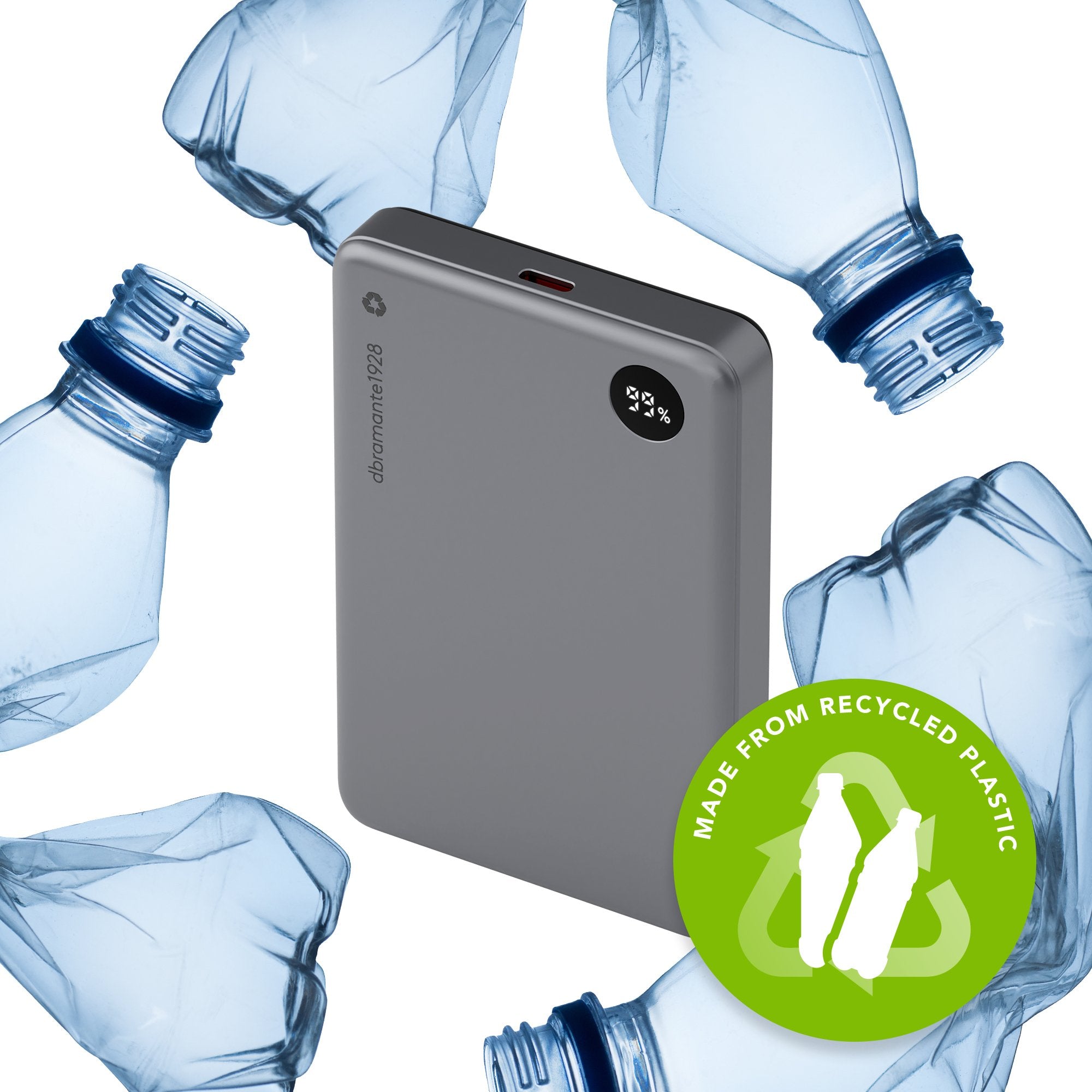 EAN 5711428071781 - dbramante1928 CP10SLBL7178 batería externa 10000 mAh Cargador inalámbrico Gris imagen 2