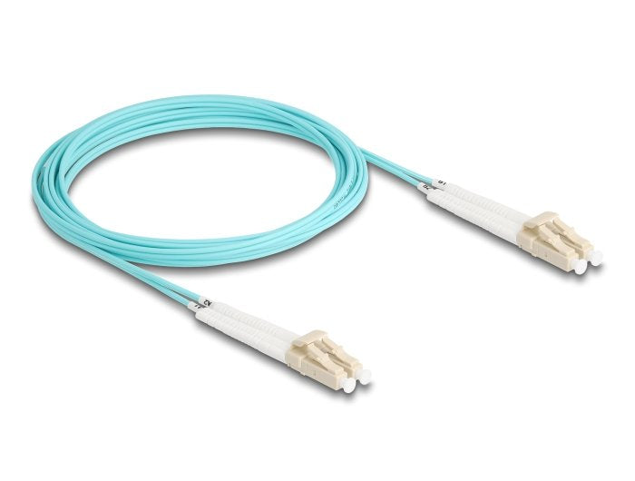 Delock Lwl Cable Lc Duplex A Lc Duplex Multimode Om3 Winkelbar 3 M