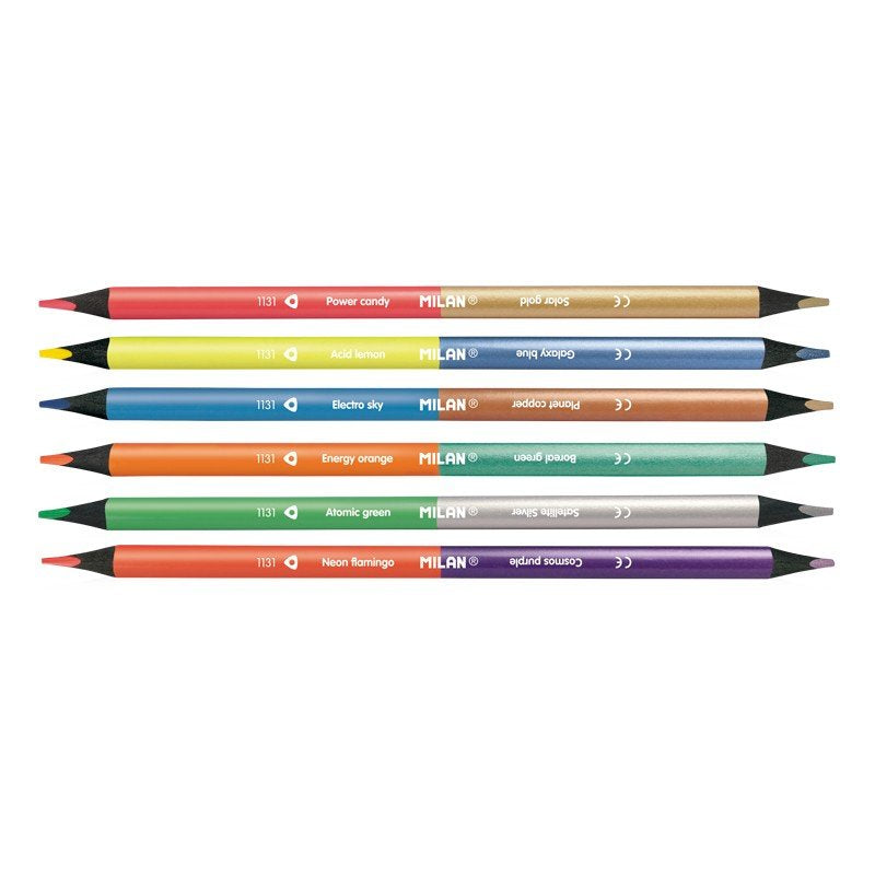 EAN 8411574080084 - Milan 7123306 lápiz de color Beige, Azul, Marrón, Gris, Azul metálico, Naranja, Melocotón, Púrpura, Rojo, imagen 1