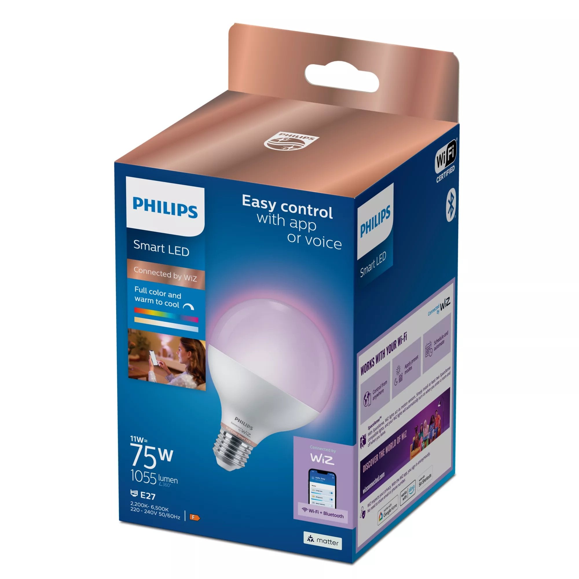 EAN 8720169170919 - Philips 8720169170919 iluminación inteligente Bombilla inteligente Wi-Fi/Bluetooth imagen 2