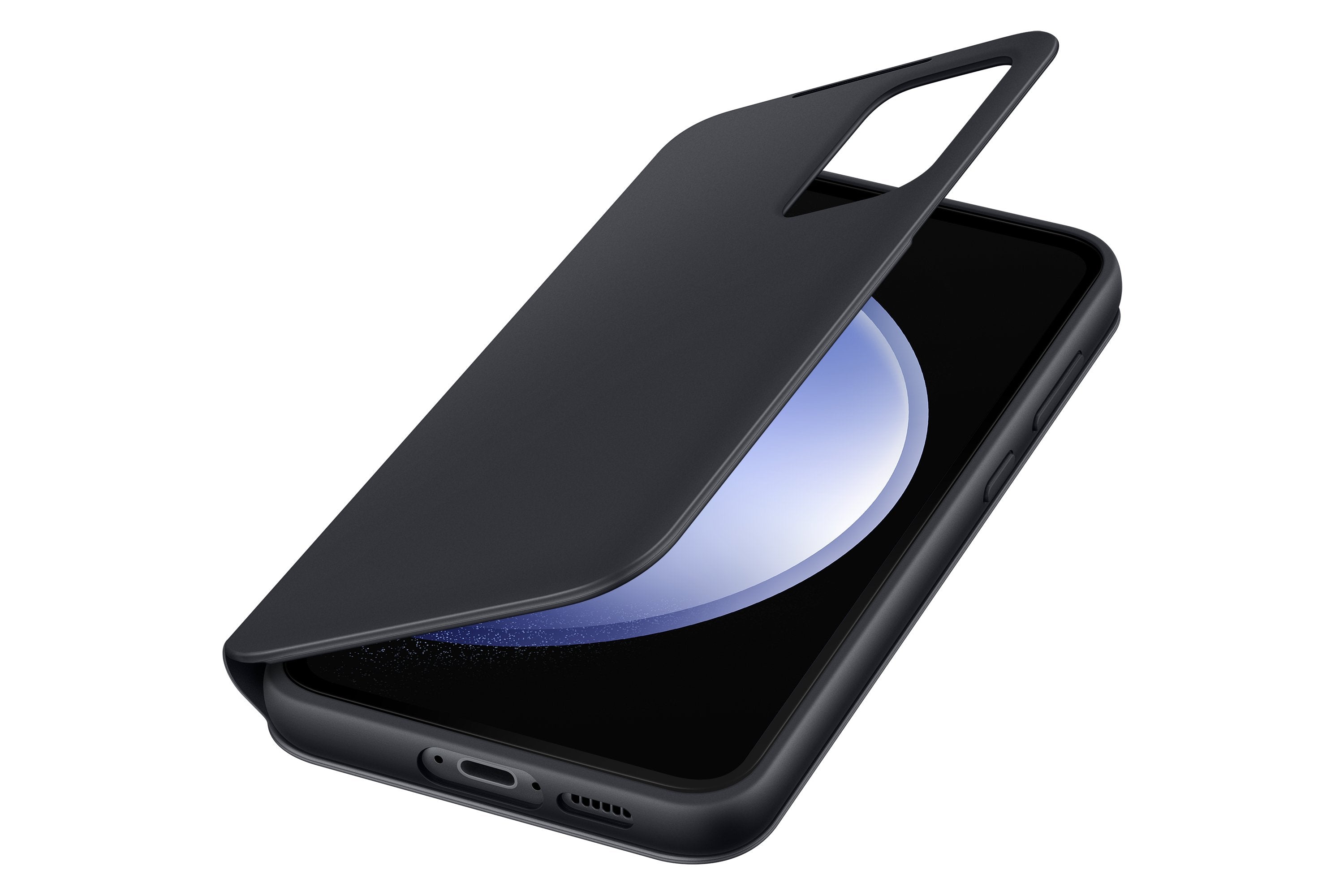 Samsung Smart View Wallet Case, Funda Negra, Samsung Galaxy S23 Fe Ef-Zs711cbegww