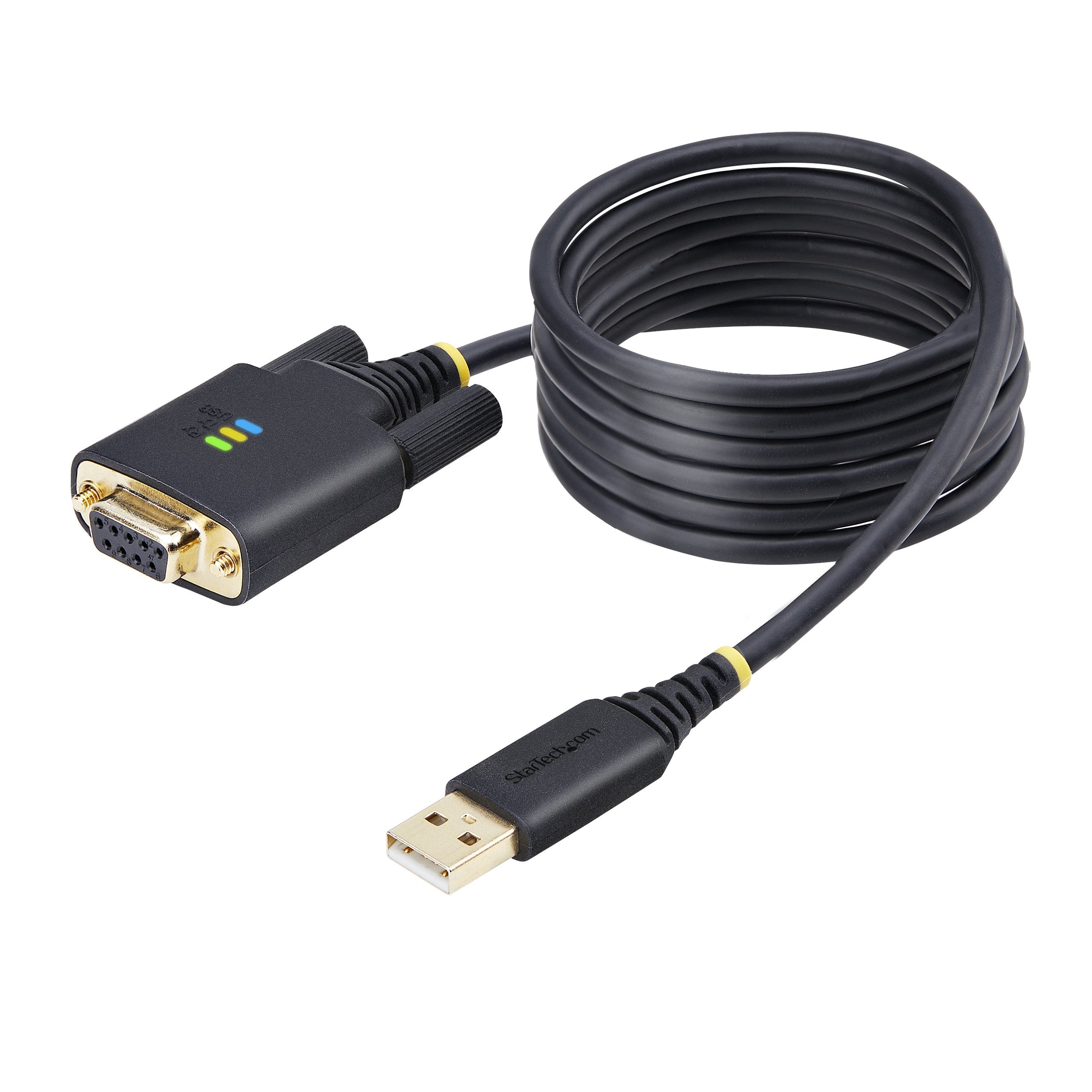 Startech.Com 6.6ft/2m Usb To Null Modem Serial Adaptador Cable, Ftdi, Rs232 - Cable Usb / Seriell - Usb Zu Db-9 - 2 M