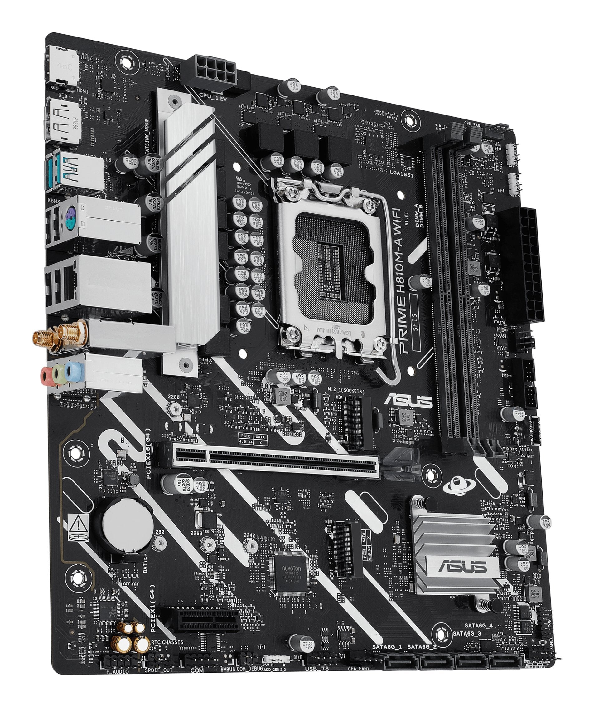 Placa Base Asus Prime H810m-A Wifi Intel,Lga1851,Ddr5,Matx