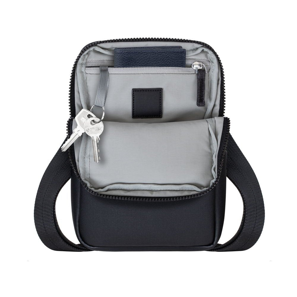 Rivacase 8810 Black Melange Crossbody Bag Para Tablets 8"