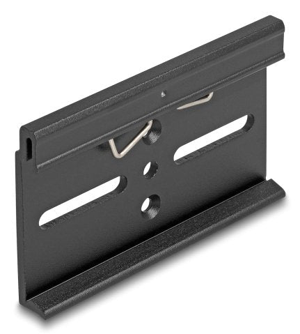 Aluminium Montageclip Für Hutschiene 80,0 X 47,8 Mm Schwarz