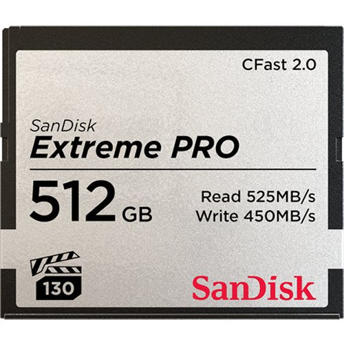 EAN 0619659150822 - SanDisk Extreme Pro 512 GB CFast 2.0 imagen 1