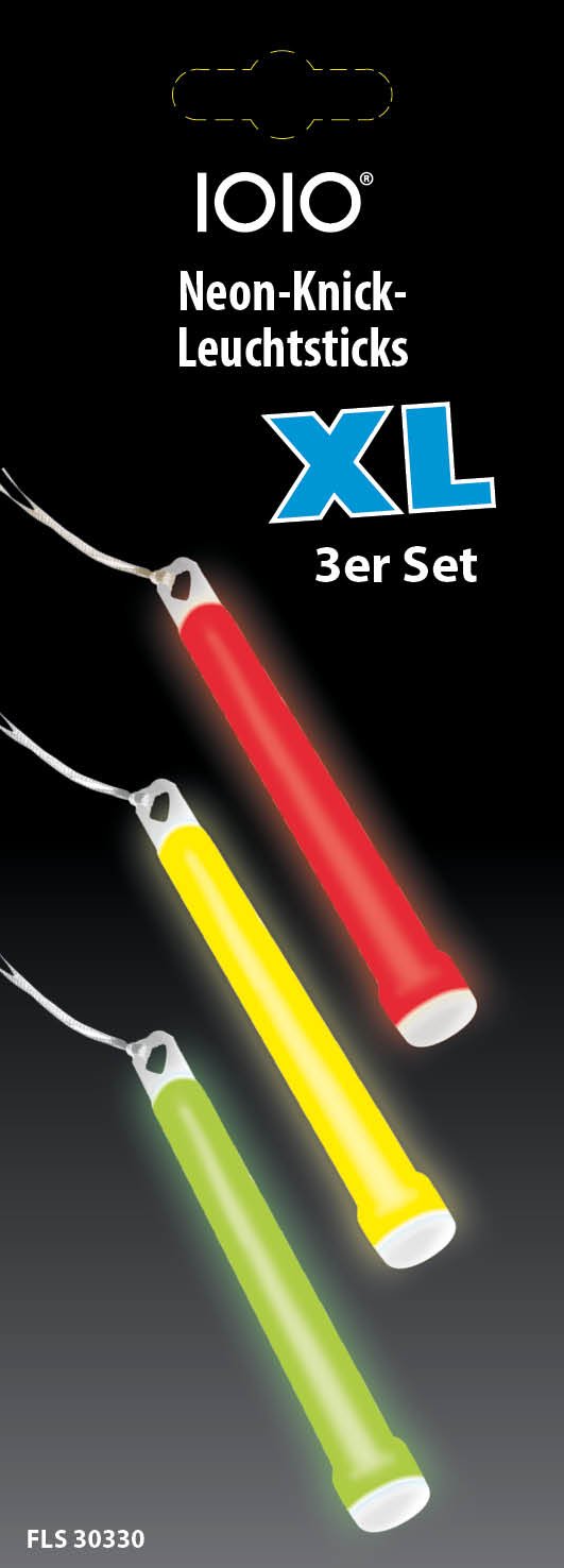 Olympia Ioio Knicklichter Fls 30330 Xl Rot,Verde,Amarillo 3 Mück