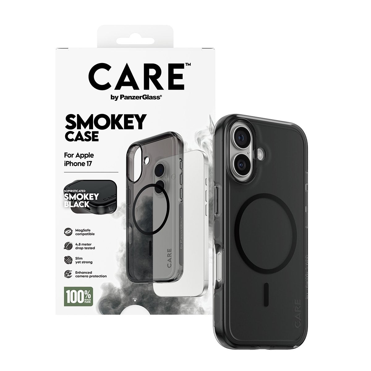 Care By Panzerglass Case Urban Expl Smokey Bk Magsafe Ip 17