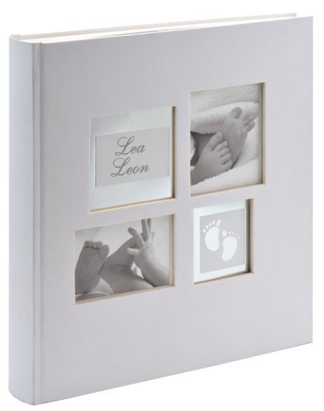 Walther Design Little Foot Álbum De Foto Y Protector Plata 60 Hojas