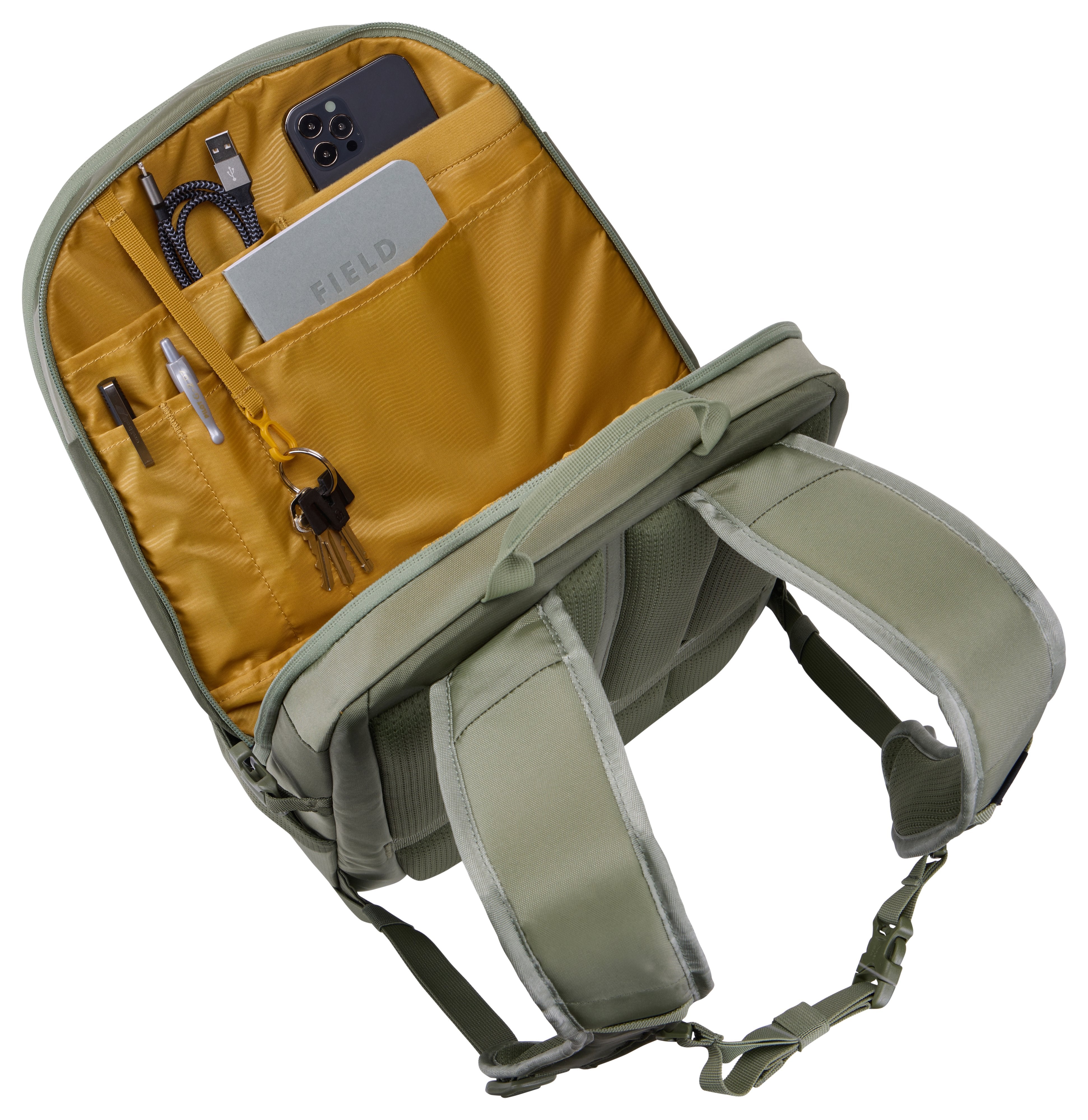 EAN 0085854257176 - Thule EnRoute TEBP4216 Soft Green/Quiet Green mochila Mochila informal Verde Nylon imagen 7