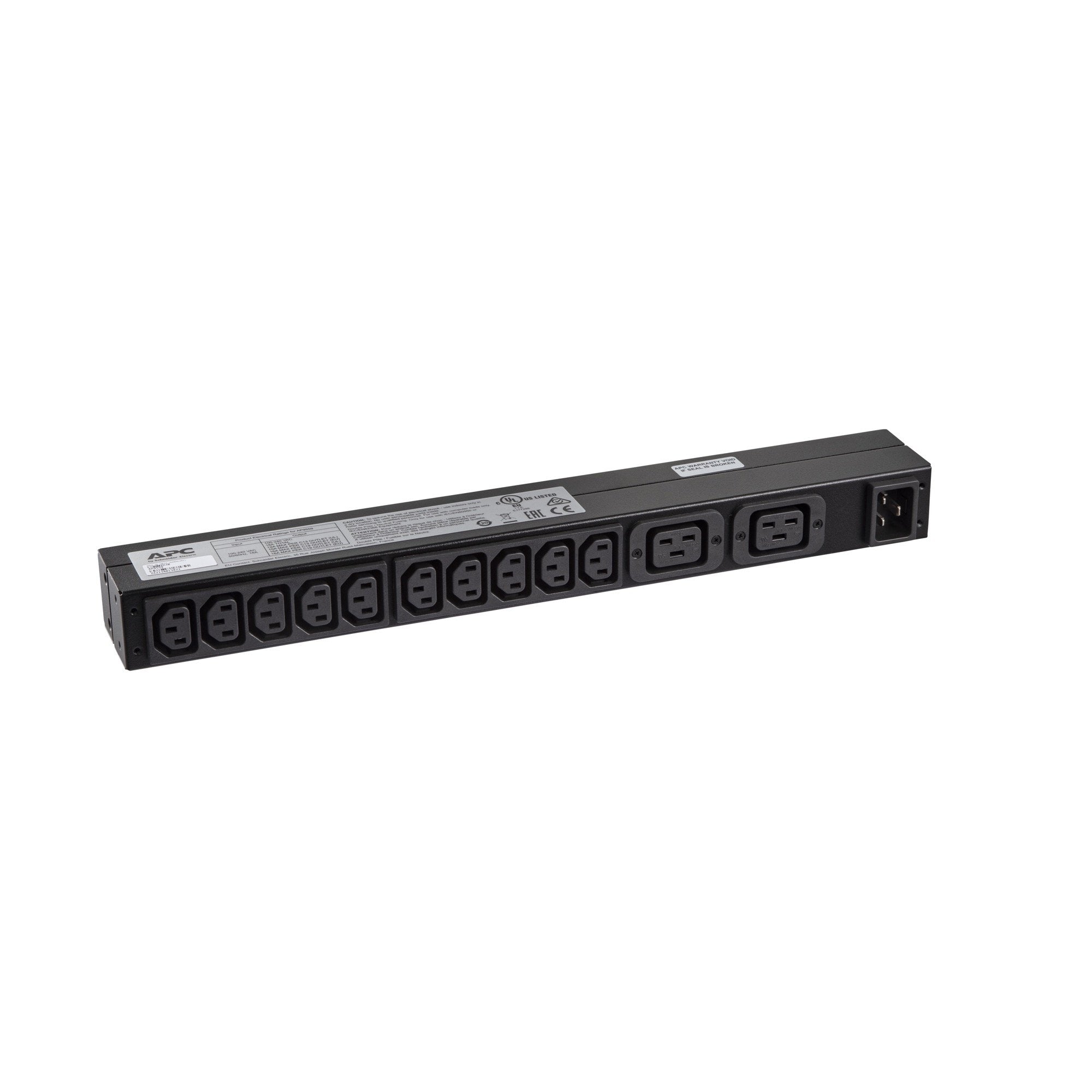 EAN 0731304123521 - APC RACK PDU BASIC 1 U 16A 230V unidad de distribución de energía (PDU) 12 salidas AC 0U/1U Negro imagen 2