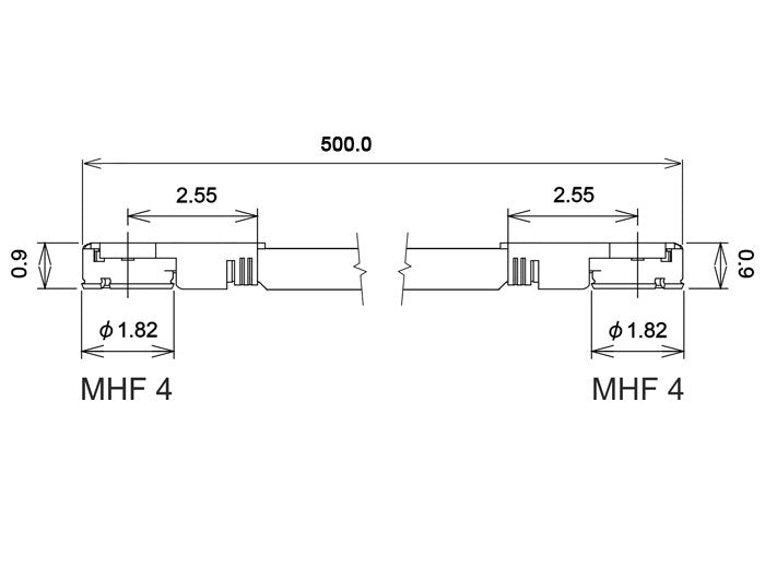Delock Antena Cable Mhf Iv/Hsc Mxhp32 Macho Compatible Mhf Iv/Hsc Mxhp32 Macho Compatible 50 Cm 1,13
