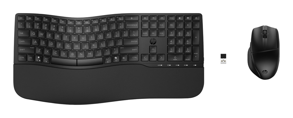 EAN 0197498230627 - HP 680 CFT Dual-Mode KB/Mse Combo FR teclado Ratón incluido Hogar RF Wireless + Bluetooth Negro imagen 1