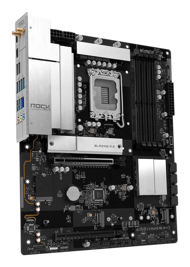 Mb Asrock Intel 1851 B860 Rock Wifi 7