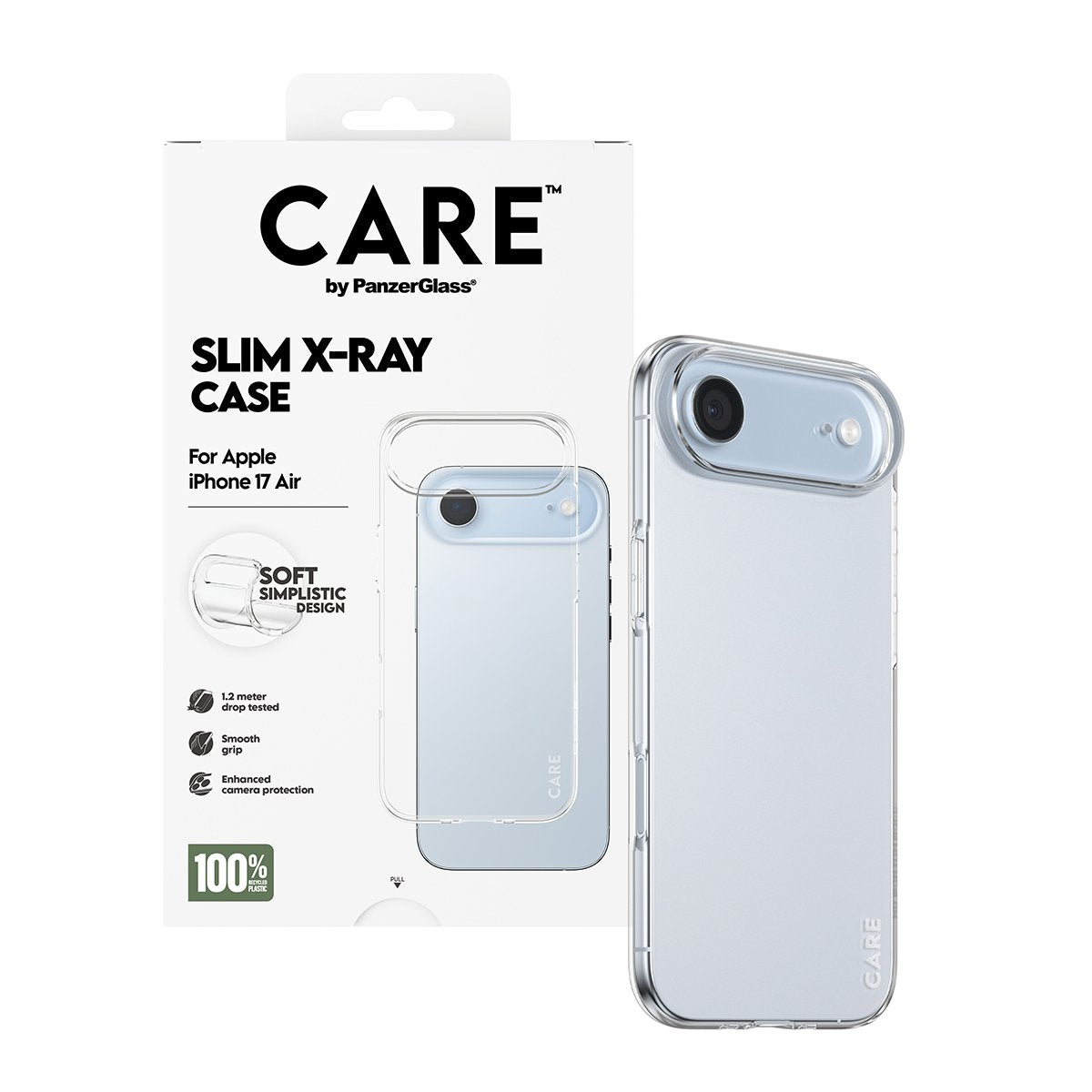 EAN 5715685027208 - PanzerGlass CARE by ® Fashionable Case Transparent X-Ray Soft Basic iPhone 17 Air funda para teléfono móv imagen 5
