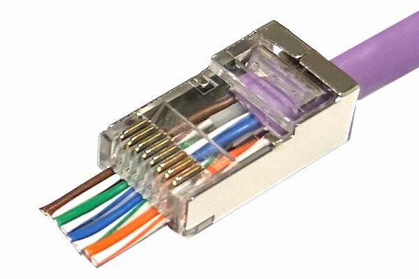 Microconnect Kon506-50ez Conector Rj45 Plata, Transparente