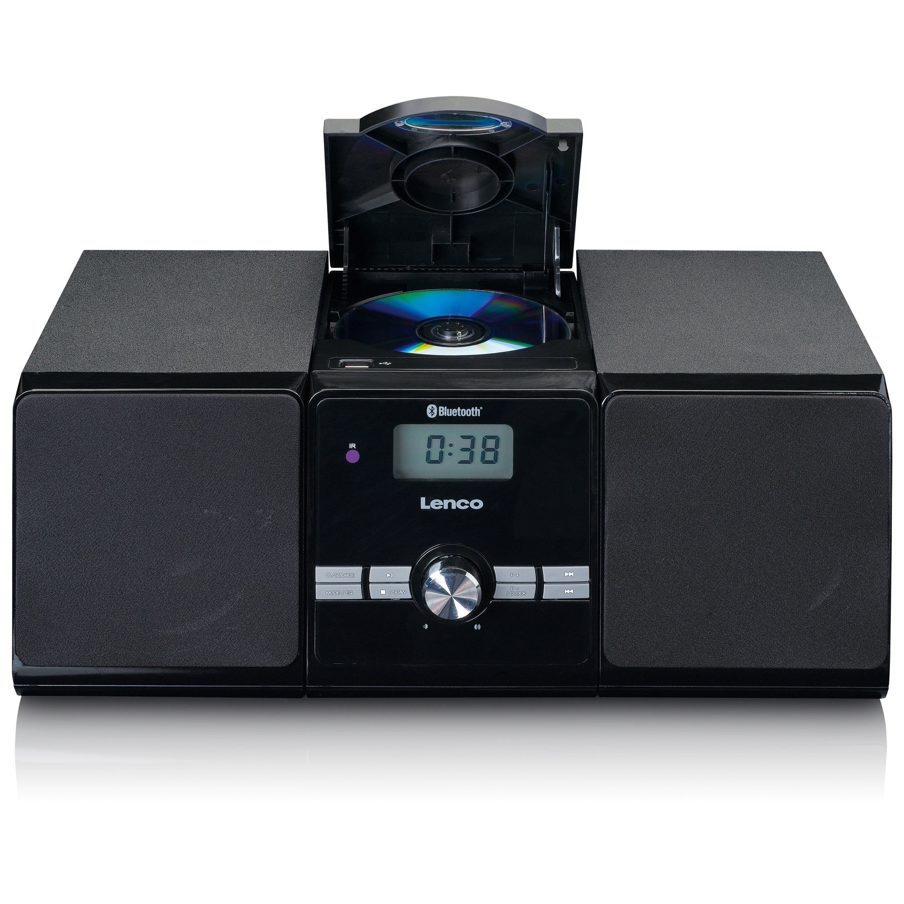 EAN 8711902065326 - Lenco MC-030BK sistema de audio para el hogar Microcadena de música para uso doméstico 10 W Negro imagen 3