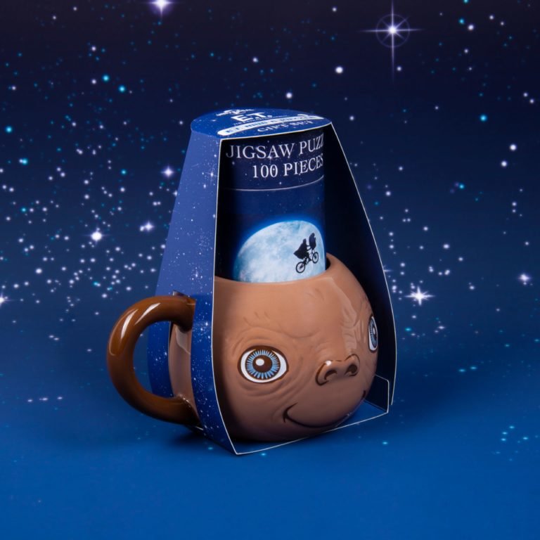 Taza Y Puzzle, Marron, 15 Cm