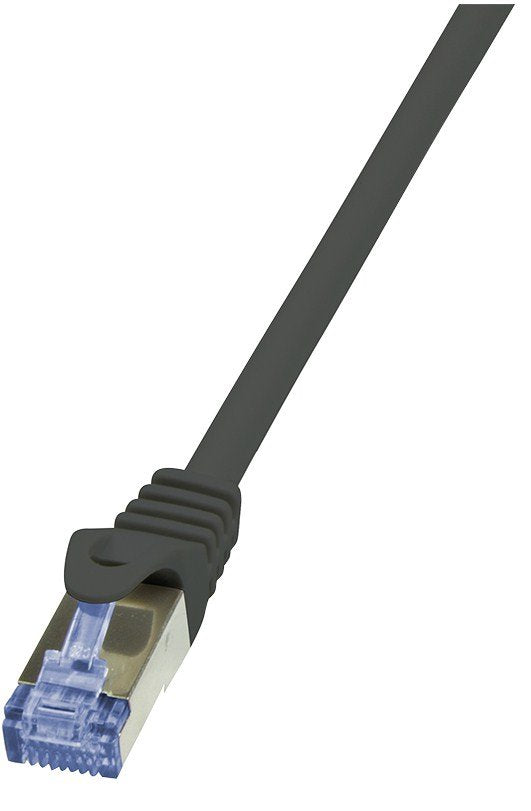 Logilink Patchkabel Cat6a S/Ftp Awg26 Pimf 2,00m Schw.