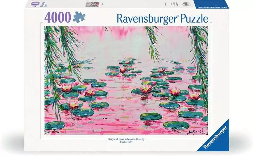 Ravensburger Puzzle - Lirios De Agua Con Color Rosa De Mauro Bergonzoli 4000 Piezas 12001420