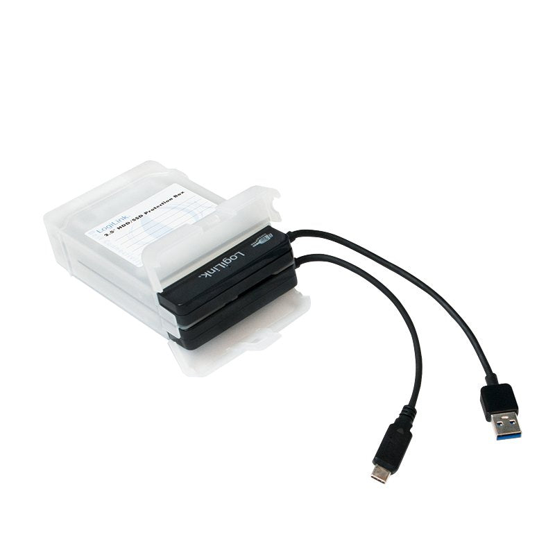 Logilink Ua0277 - Hdd Protection Box For 2x 2.5 Hdds