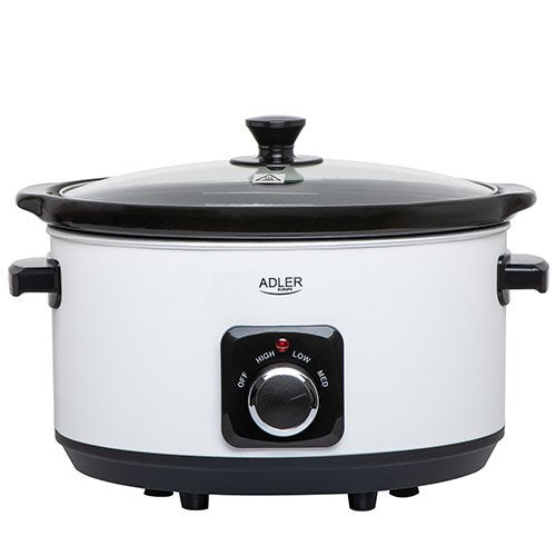 EAN 5905575901354 - Adler AD 6413W olla de cocción lenta 5,8 L 290 W Blanco, Negro imagen 1