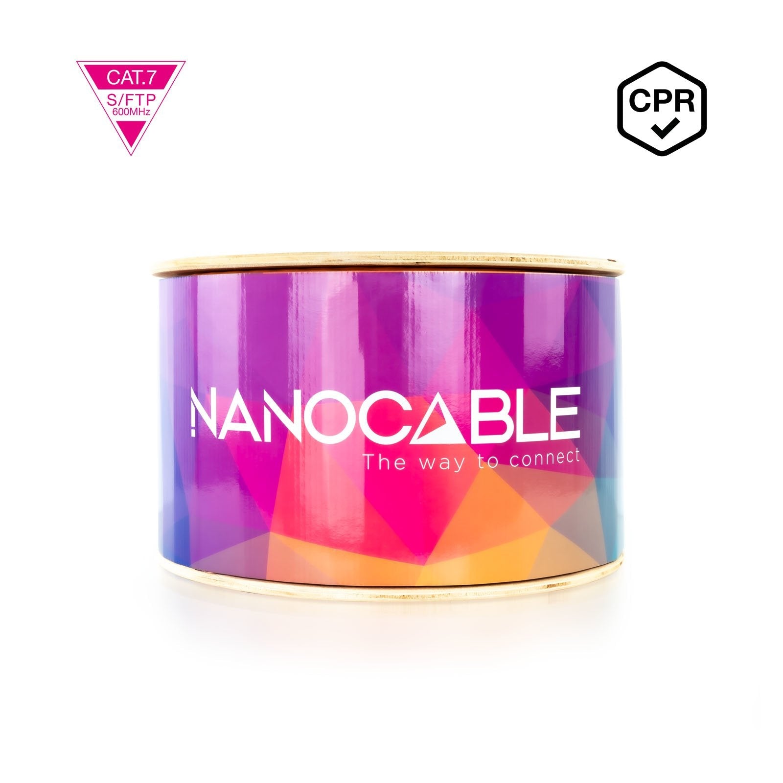 Nanocable Cable Red Cat. 7 600mhz Lszh Sftp Pimf Awg23 305m - Naranja
