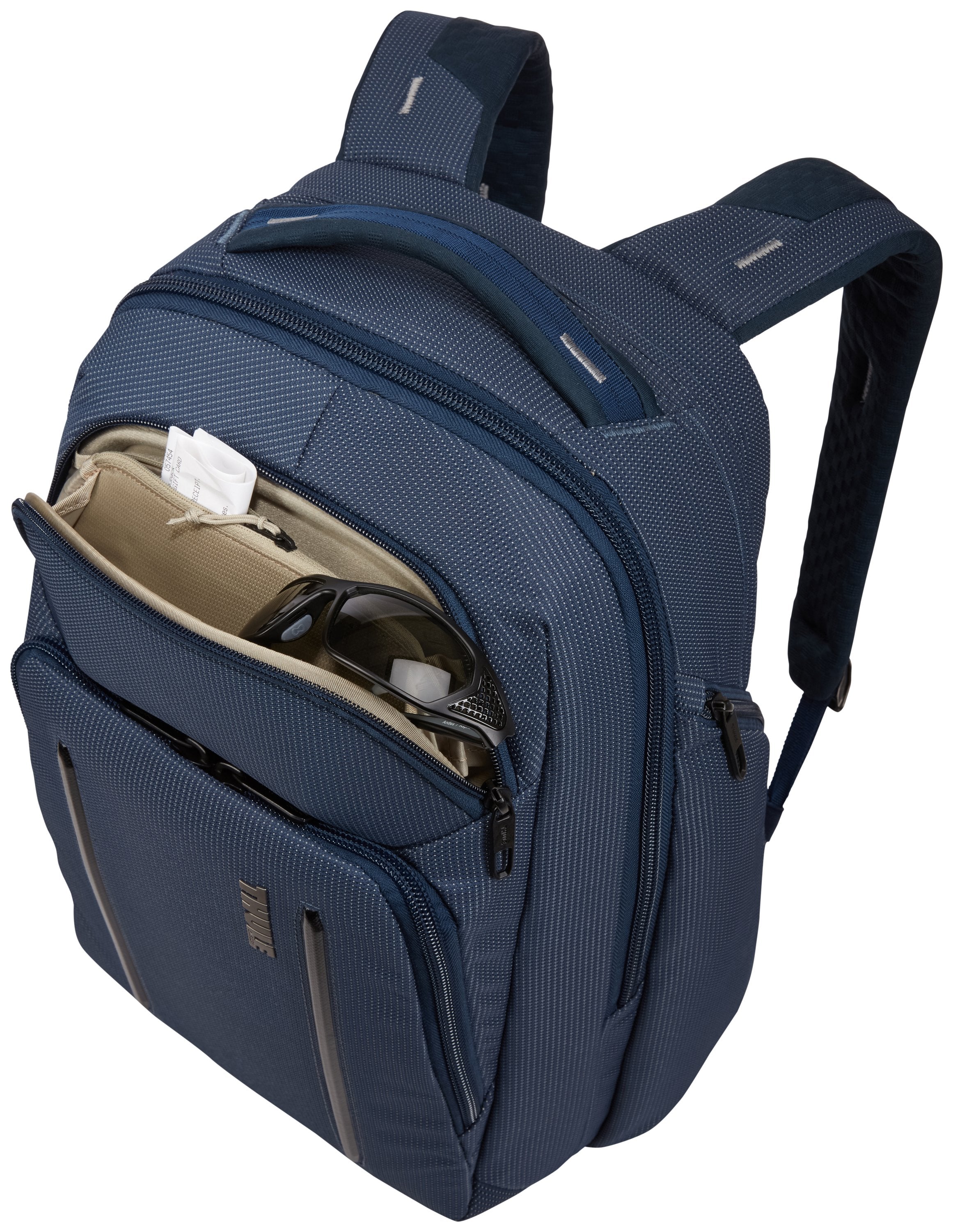 Mochila Thule Crossover 2 Dress Blue 30l Compartimento Acolchado Para Portátiles Hasta 15.6'/39.6cm Bolsillo Con Bloqueo Rfid Nailon