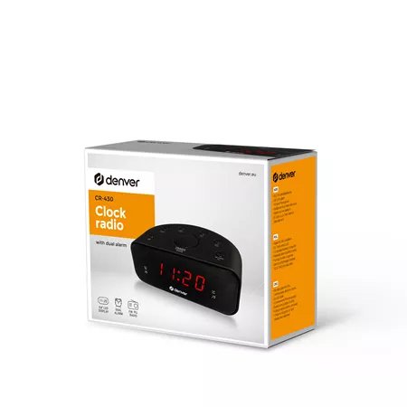 EAN 5706751065606 - Denver CR-430 Reloj Analógico y digital Negro imagen 6