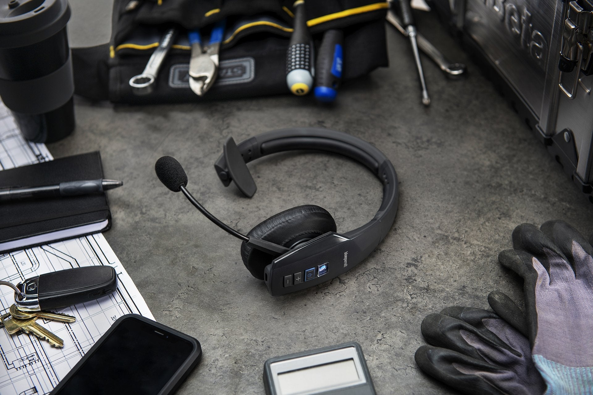 EAN 5706991022582 - BlueParrott B450-XT BPB-45020 Auriculares Inalámbrico Diadema Llamadas/Música USB Tipo C Bluetooth Negro imagen 3