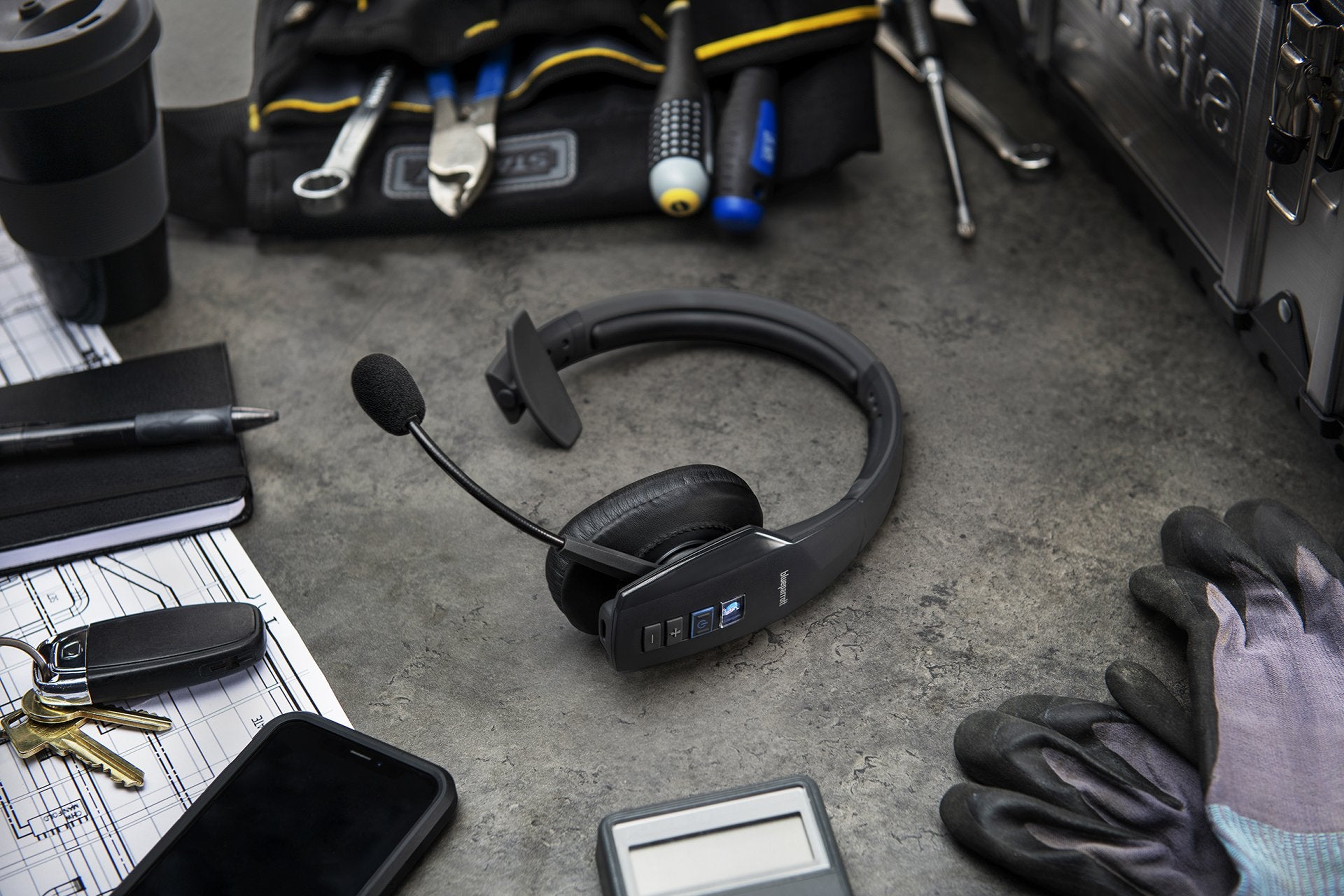 EAN 5706991022582 - BlueParrott B450-XT BPB-45020 Auriculares Inalámbrico Diadema Llamadas/Música USB Tipo C Bluetooth Negro imagen 3