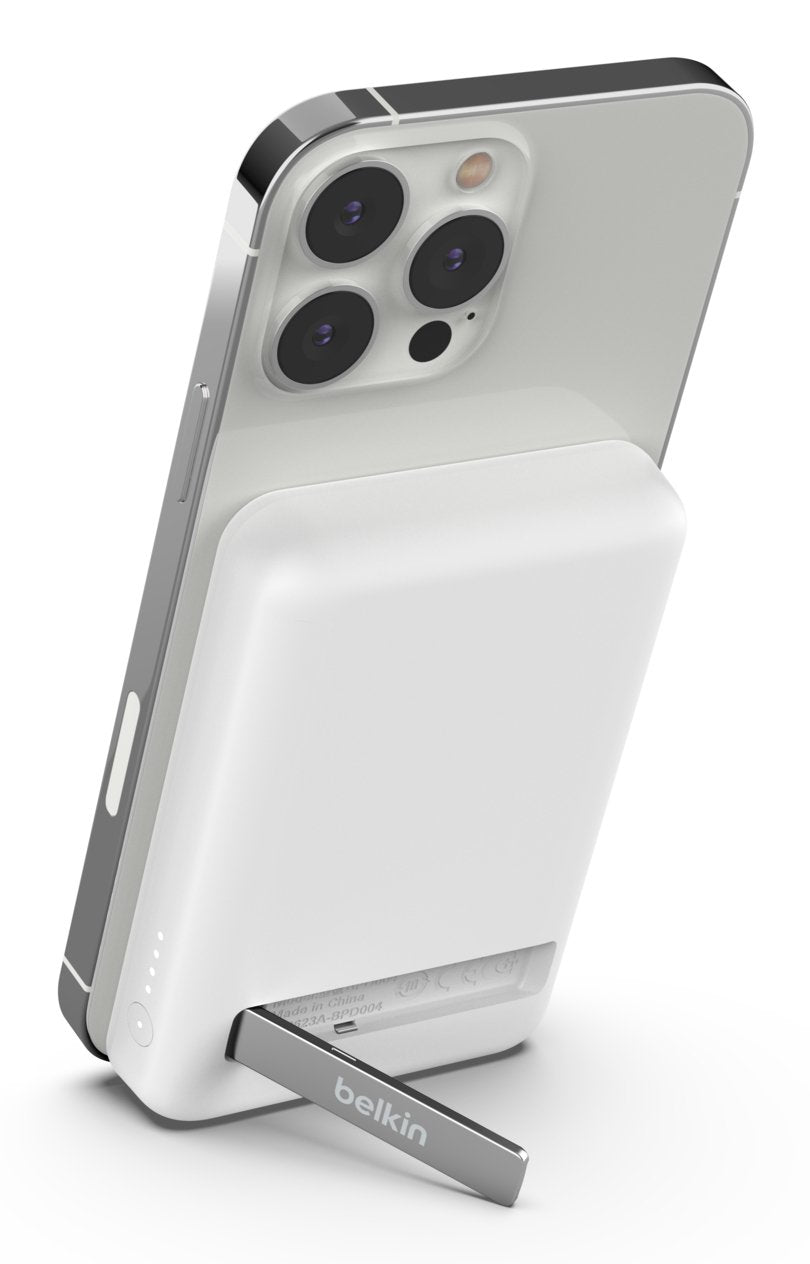 Cargador Inalámbrico Belkin Boostcharge 5000 Mah Blanco