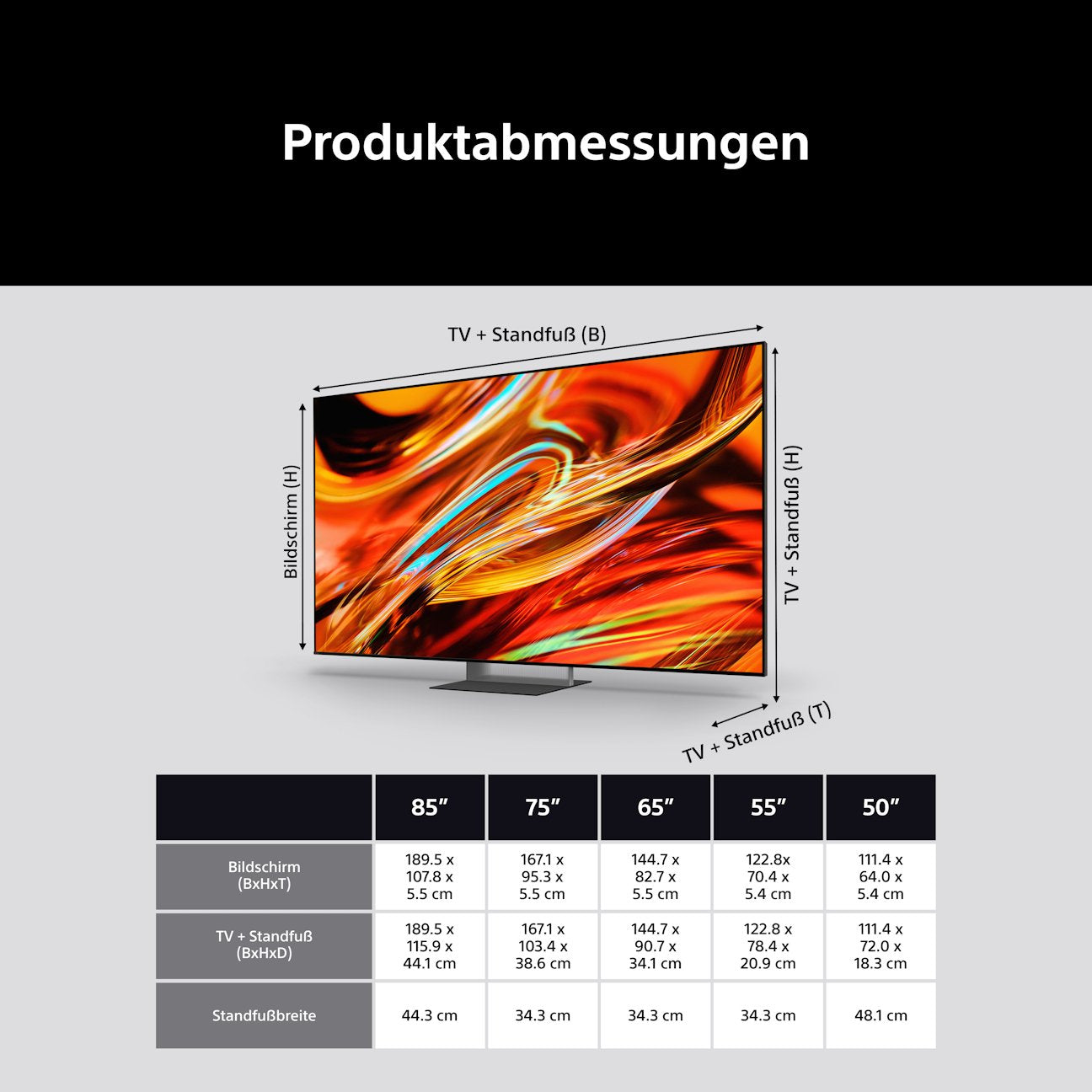Televisor Sony Bravia 7 Ii K-85xr75m2 Smart Tv 85" Rgb Led Uhd 4k Hdr 120 Hz
