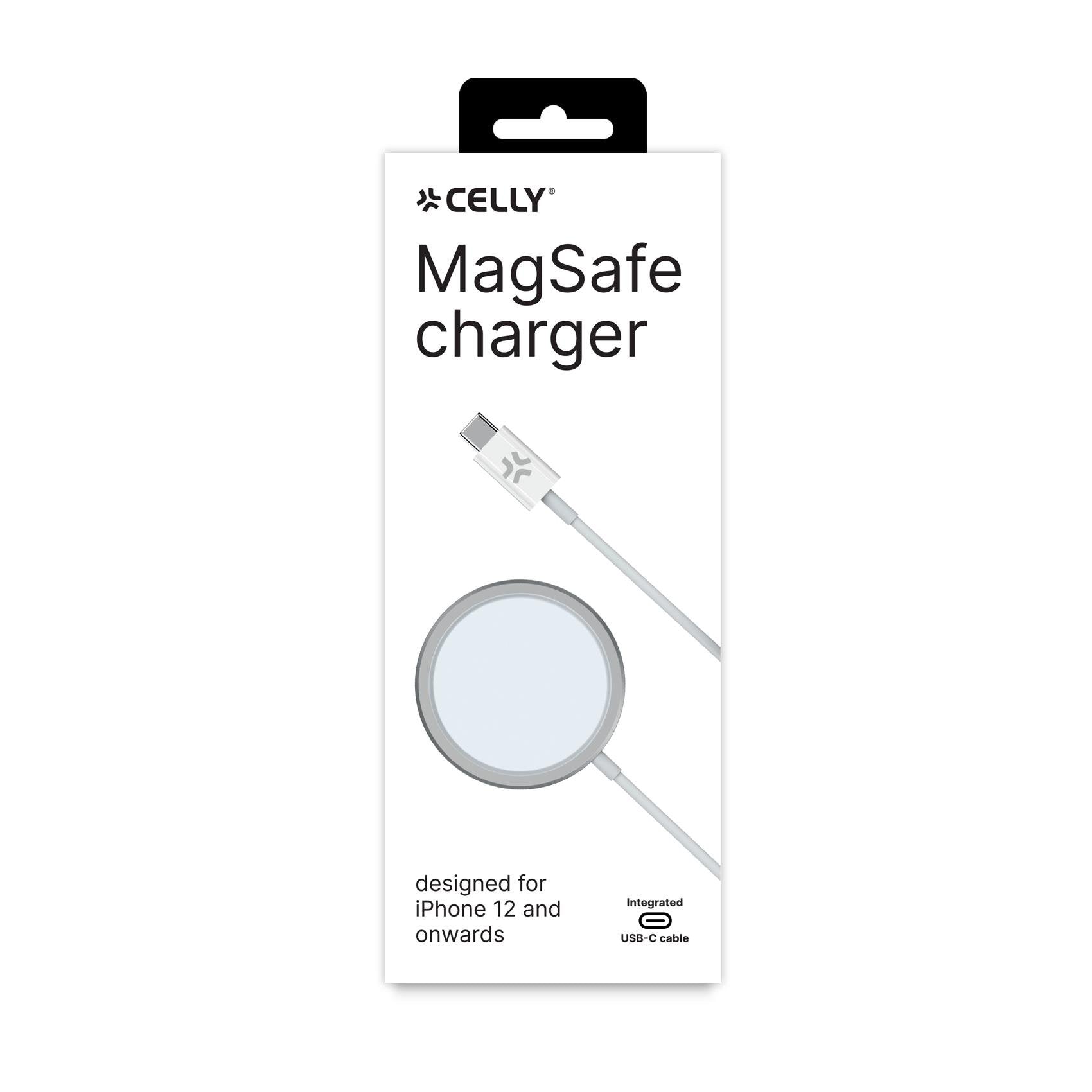 EAN 8021735208037 - Celly MAGCHARGEPRO cargador de dispositivo móvil Smartphone Blanco USB Cargador inalámbrico Interior imagen 2