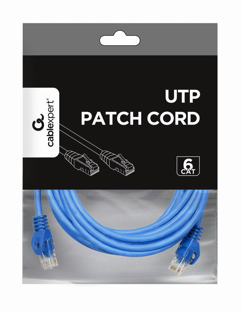 EAN 8716309093200 - Gembird PP6U-3M cable de red Azul Cat6 U/UTP (UTP) imagen 3