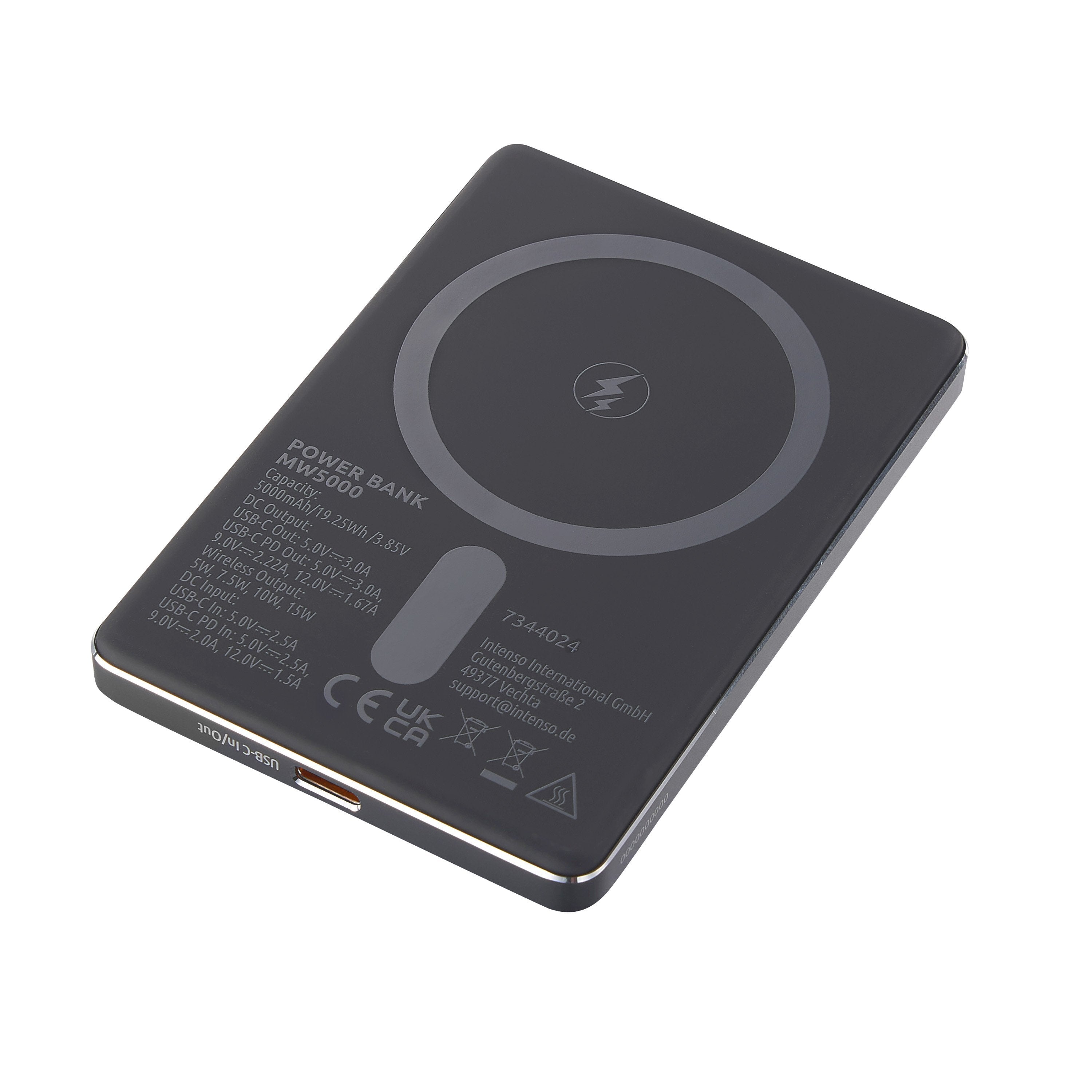 EAN 4034303036189 - Intenso MW5000 Polímero de litio Cargador inalámbrico imagen 5
