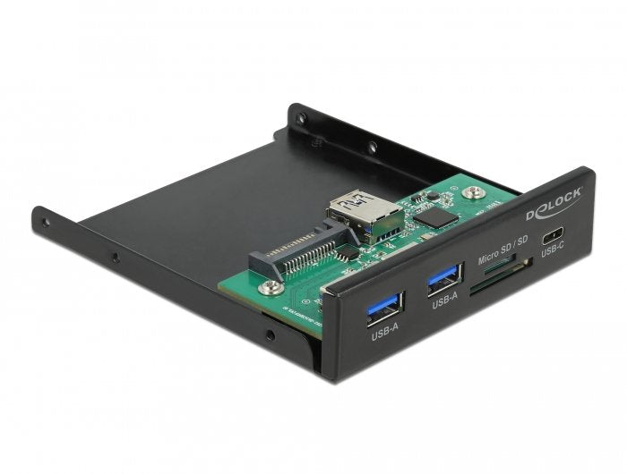 Front Panel 3.5? Usb 5 Gbps 1 X Usb Type-C + 2 X Usb Typ-A + Sd Und Micro Sd Slot
