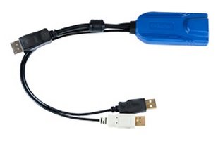 Raritan D2cim-Dvusb-Dp Cable Para Video, Teclado Y Ratón (Kvm) Negro, Azul