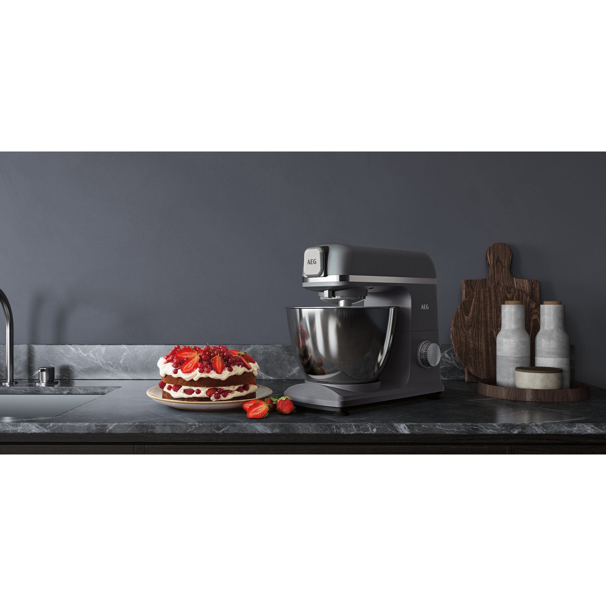 EAN 7332543793341 - AEG KM5-1-4BPT robot de cocina 1200 W 5 L Negro, Perlado imagen 7