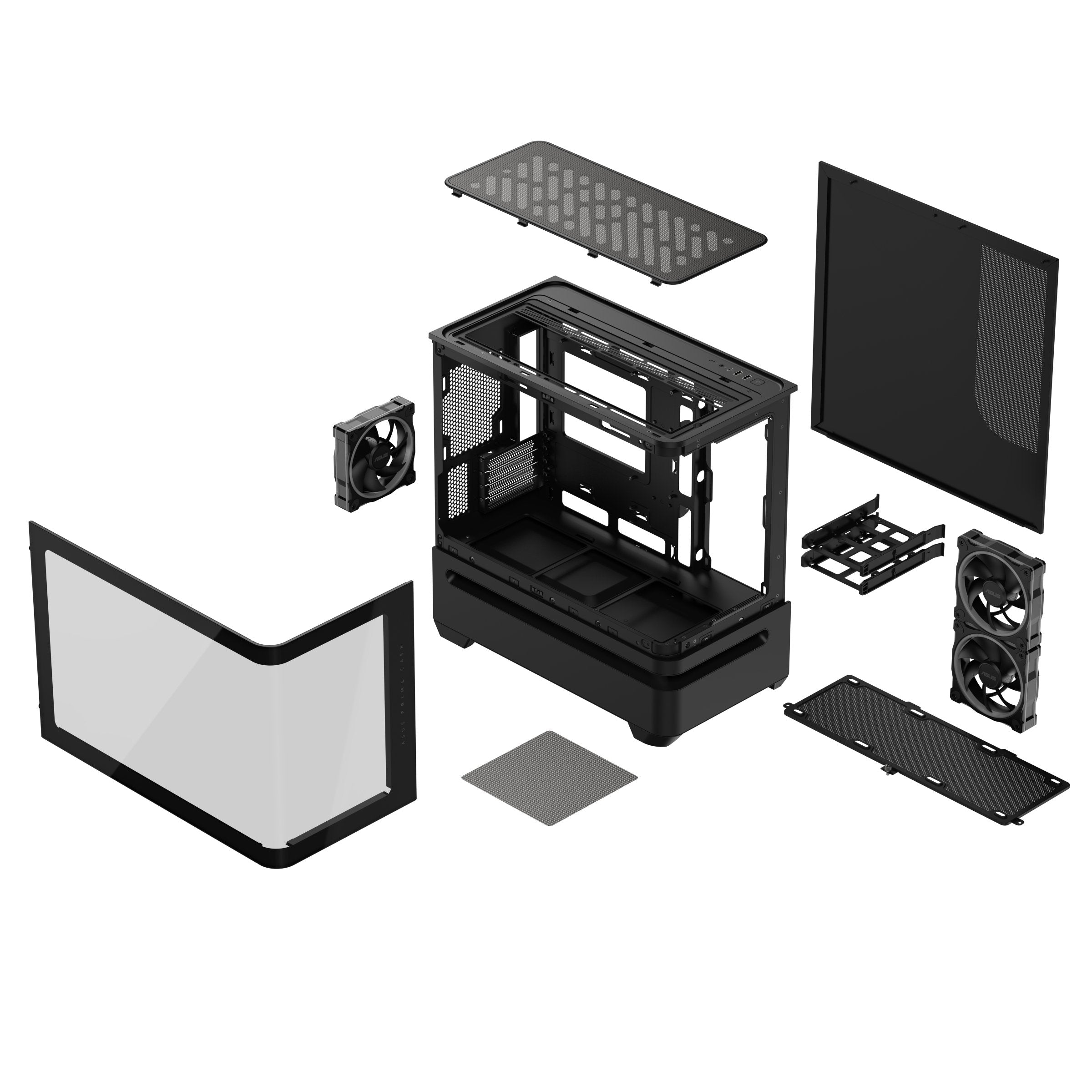 EAN 4711636006521 - ASUS PRIME AP202 ARGB Midi Tower Negro imagen 17