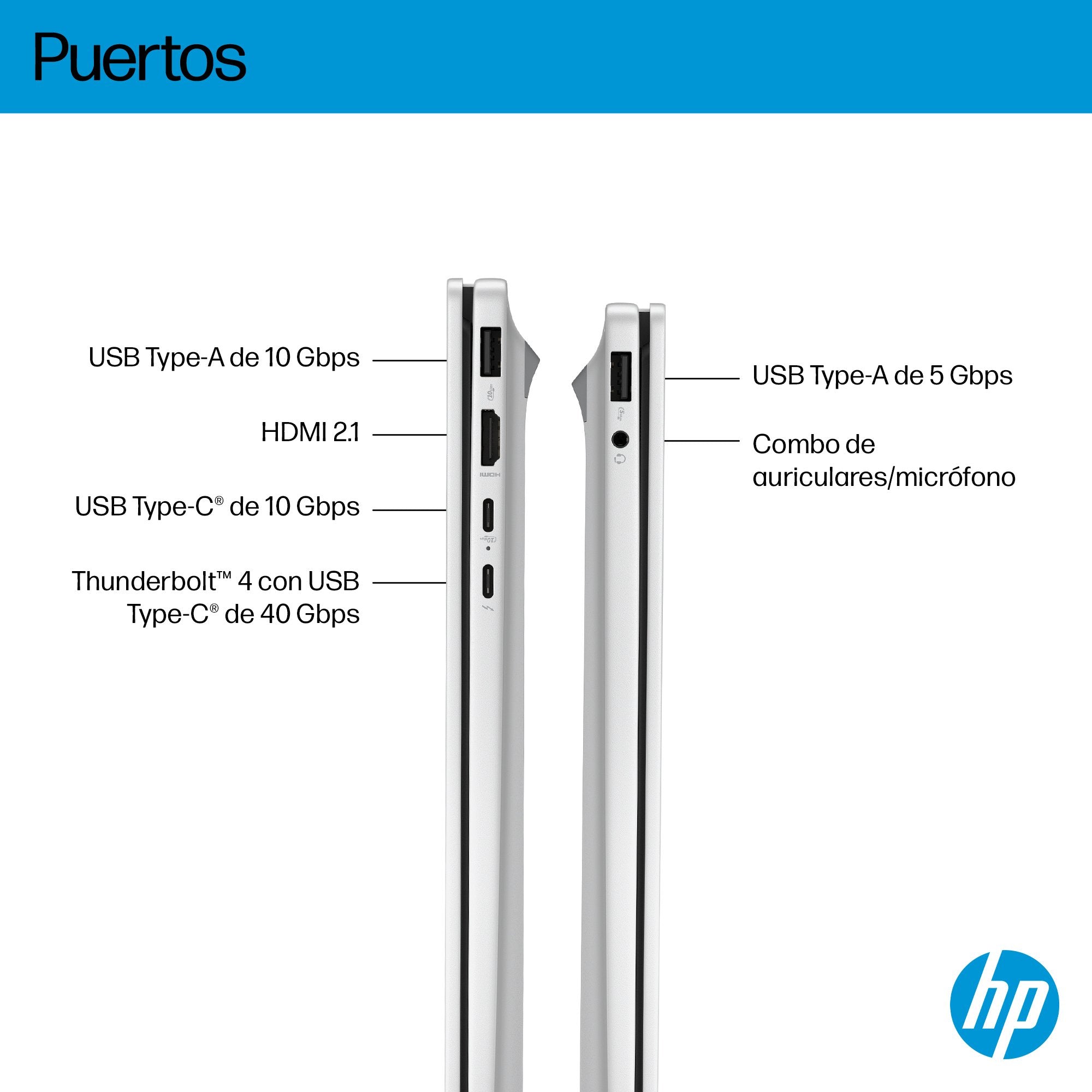EAN 0199251160547 - HP OmniBook 7 AI 16-ay0006ns Intel Core Ultra 7 255H Portátil 40,6 cm (16") Pantalla táctil 2K 32 GB DDR5 imagen 4